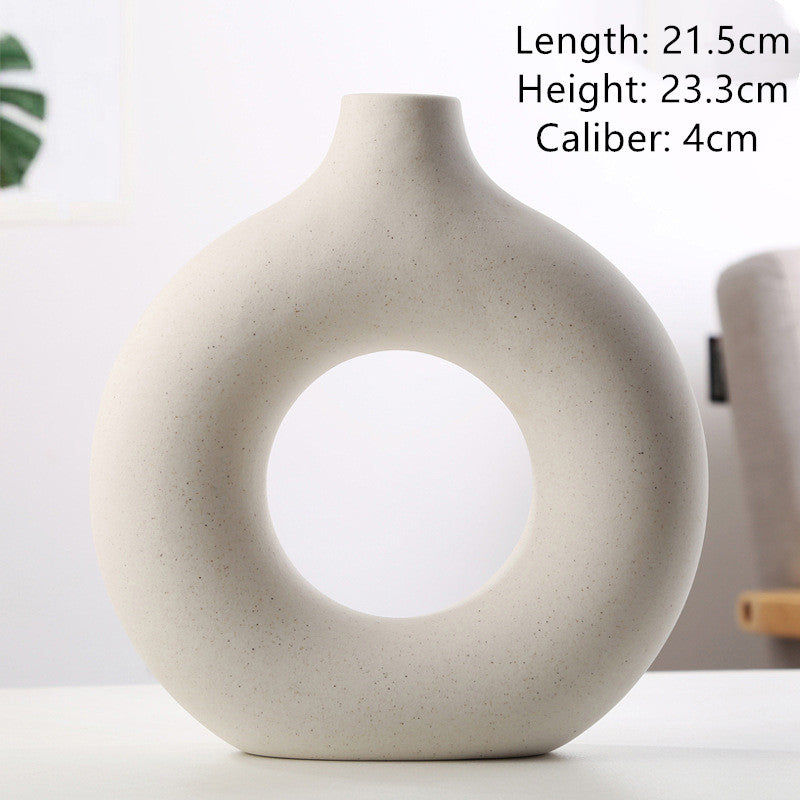 Donut Ceramic Vase
