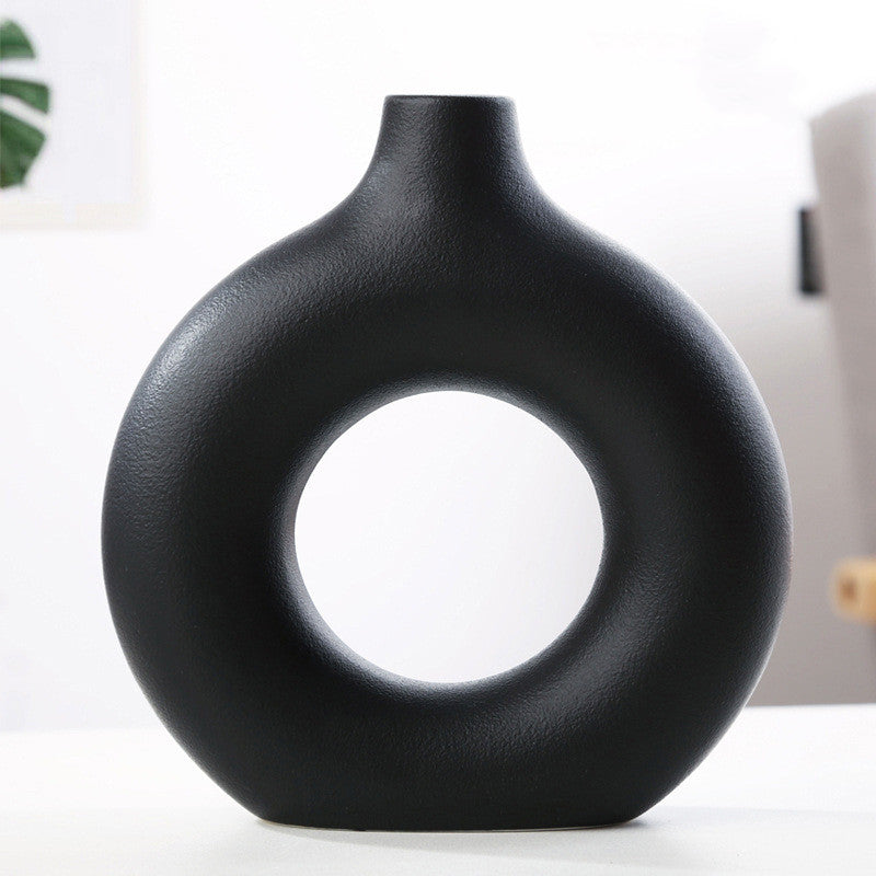 Donut Ceramic Vase