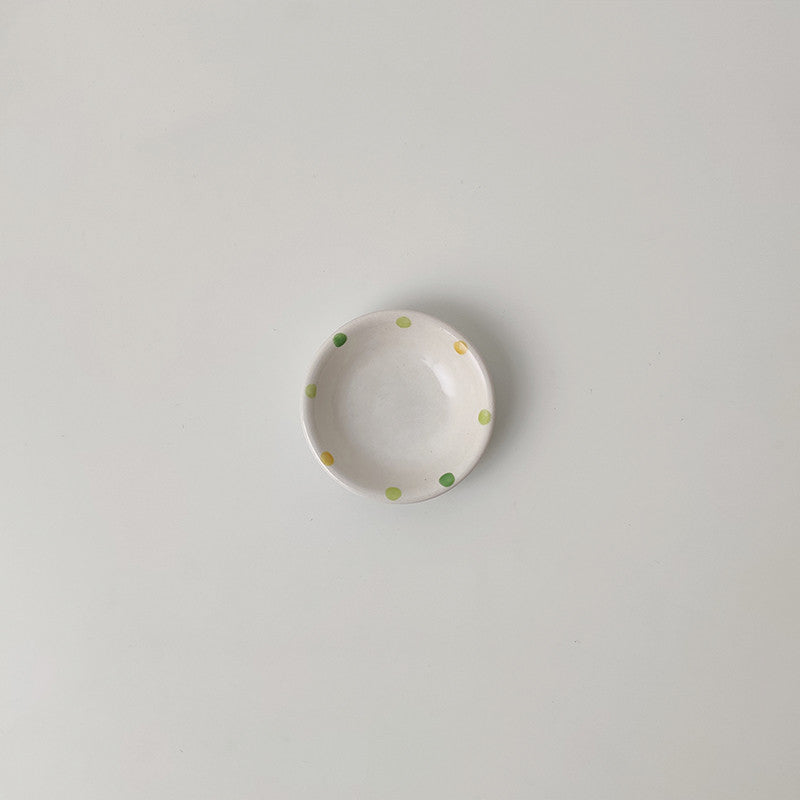 Dot Ceramic Serving Plate Set