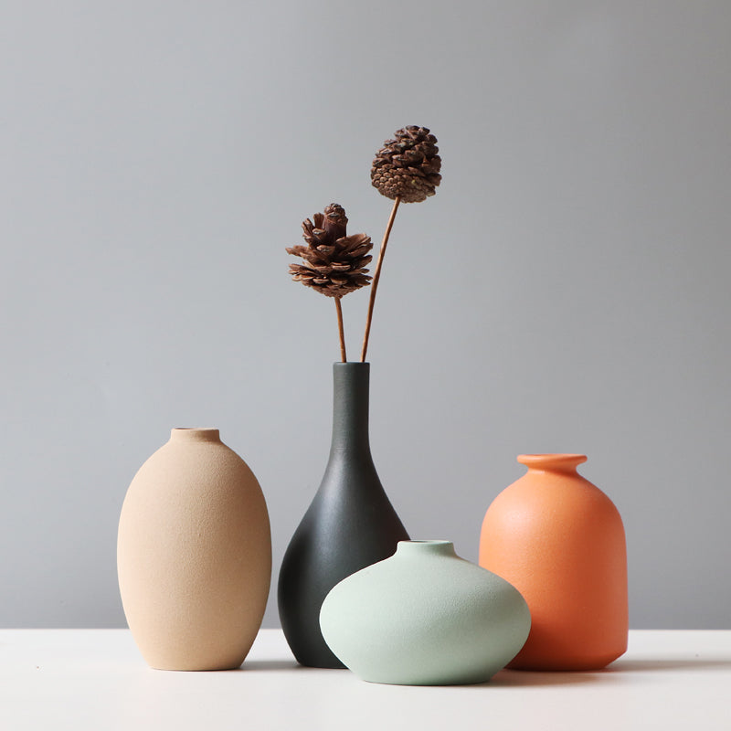 Minimalist Ceramic Vase Set