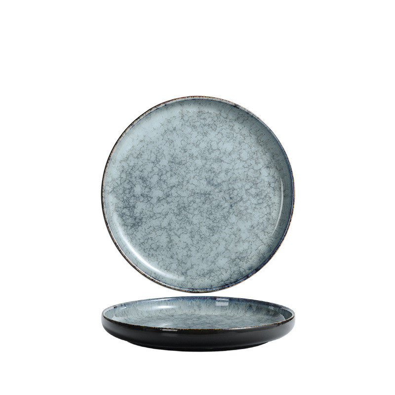 Deep Glazed Ceramic Plate