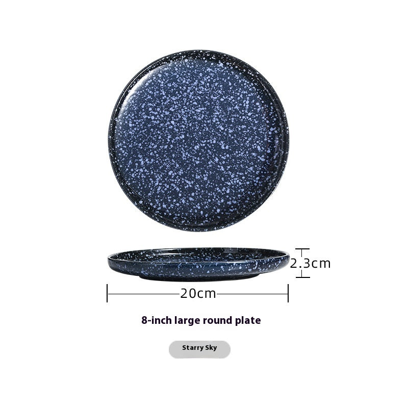 Premium Glazed Ceramic Steak & Dinner Plate