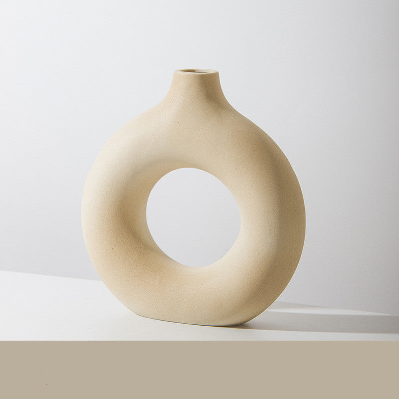 Donut Ceramic Vase