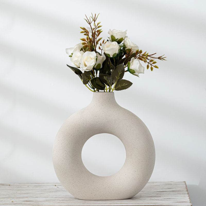 Donut Ceramic Vase