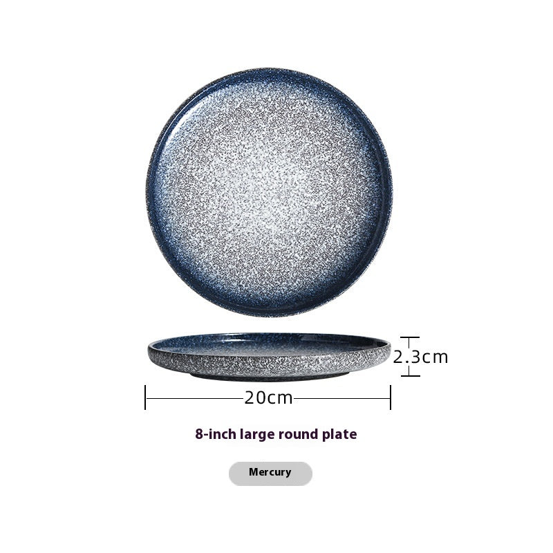 Premium Glazed Ceramic Steak & Dinner Plate