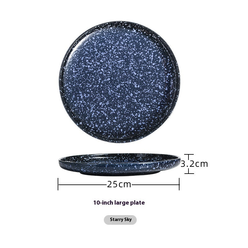 Premium Glazed Ceramic Steak & Dinner Plate