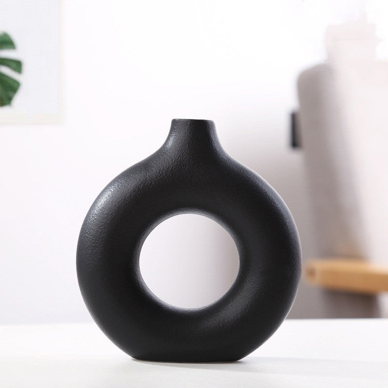 Donut Ceramic Vase