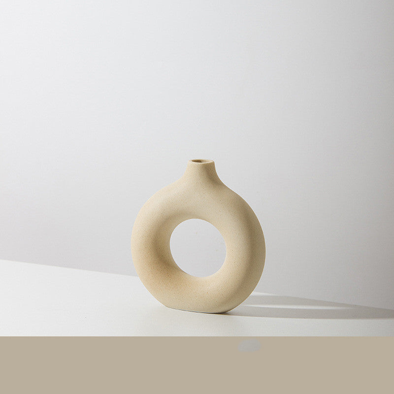 Donut Ceramic Vase