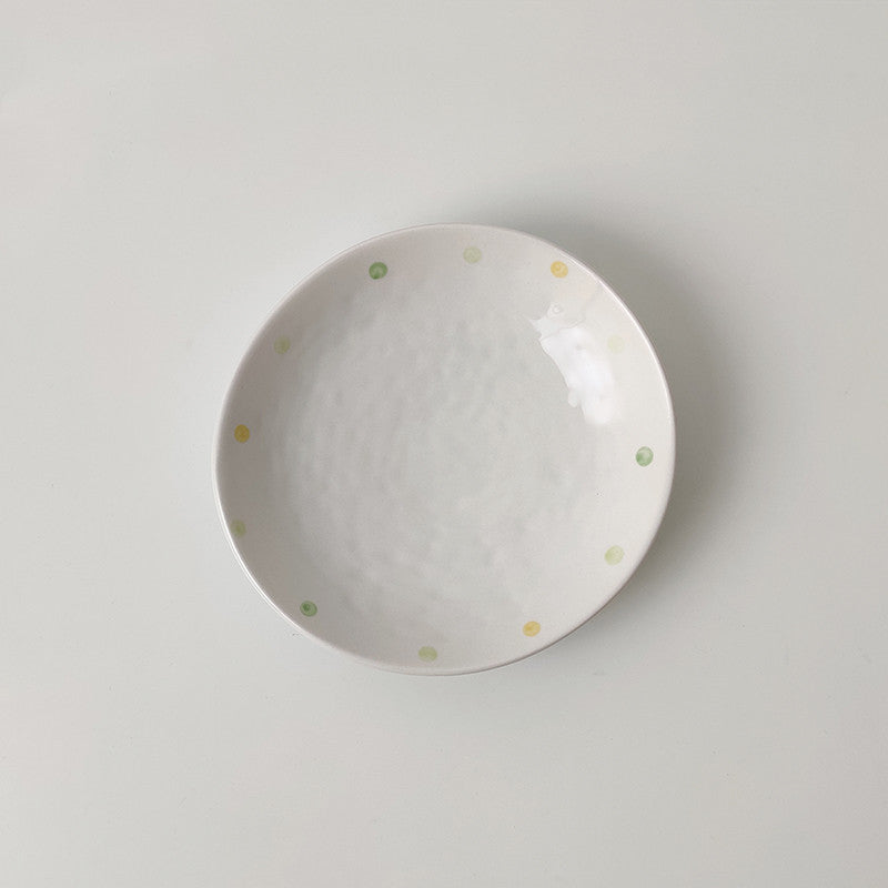 Dot Ceramic Serving Plate Set