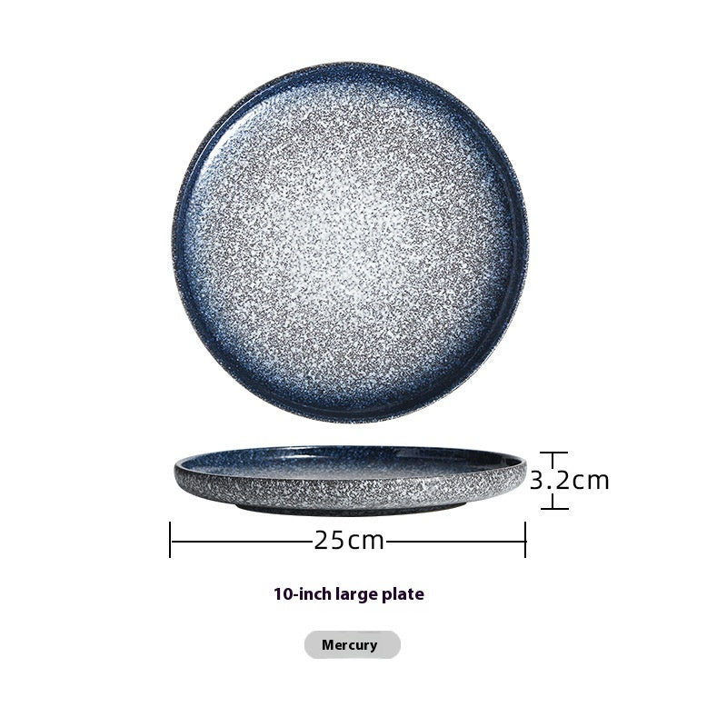 Premium Glazed Ceramic Steak & Dinner Plate