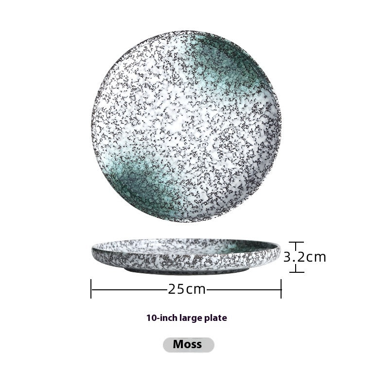 Premium Glazed Ceramic Steak & Dinner Plate