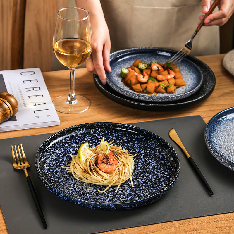 Premium Glazed Ceramic Steak & Dinner Plate