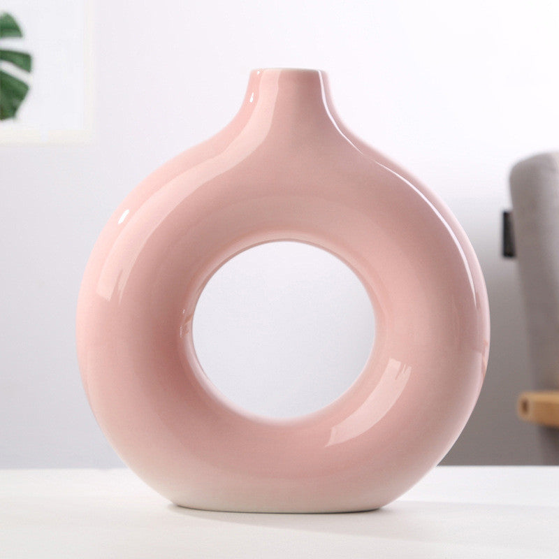 Donut Ceramic Vase
