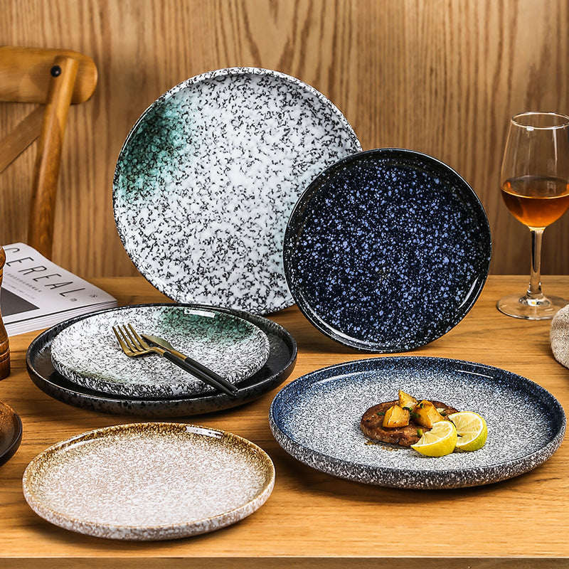 Premium Glazed Ceramic Steak & Dinner Plate