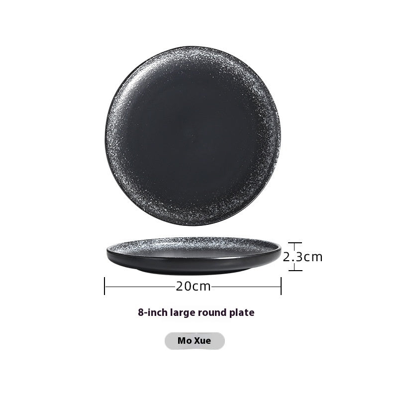 Premium Glazed Ceramic Steak & Dinner Plate