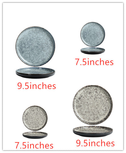 Deep Glazed Ceramic Plate