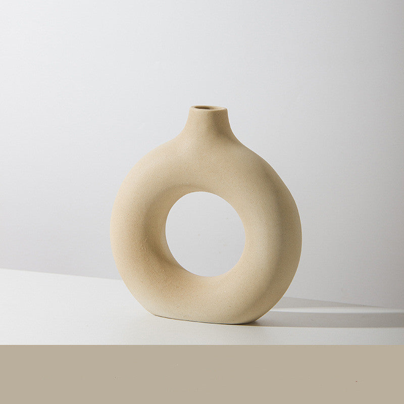 Donut Ceramic Vase